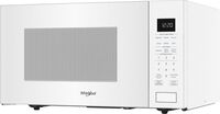 Whirlpool - 1.6 Cu. Ft. Countertop Microwave with Sensor Cooking - White - Left View