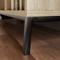 Sauder - North Avenue Organize  3 Shelf-9 Cubby  Bookshelf - Charter Oak Finish - Left View
