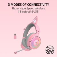 Razer - Kraken Kitty V3 Pro Bluetooth Wireless Over-the-Ear Gaming Headset for PC, Mac, PlayStati... - Left View