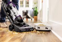 BISSELL - CleanView Compact Turbo Upright Vacuum - Black / Grapevine Purple - Left View