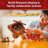 LEGO - Spring Festival Fortune Firecracker 80118 - Left View