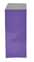 OSP Home Furnishings - Metal Bookcase - Purple - Left View