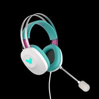 ASUS - TUF GAMING H1 Gen II Wired Gaming Headset for PC and PS5 - Hatsune Miku Edition - Left View