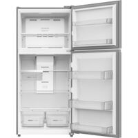 Frigidaire - 19 Cu. Ft. Garage Ready Top Freezer Refrigerator - Fingerprint-Resistant Stainless S... - Left View