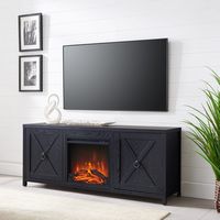 Felinna Log Fireplace TV Stand for Most TVs up to 65