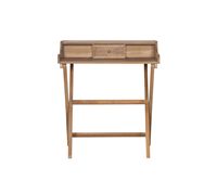 Linon Home Décor - Fauna Folding Desk - Rustic Brown - Left View