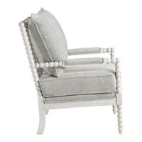 OSP Home Furnishings - Kaylee Spindle Chair - Smoke - Left View