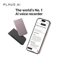 PLAUD - Smart AI Voice/Audio Recorder - Starlight - Left View