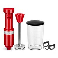 KitchenAid - Variable Speed Corded Hand Blender - KHBV53 - Empire Red - Left View