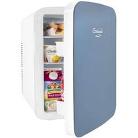 Cooluli - Infinity 0.5 Cu. Ft. Mini Fridge - Blue - Left View