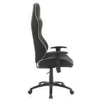 OSP Home Furnishings - High Stakes Gaming Chair - Black/White - Left View