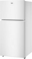 Whirlpool - 19.3 Cu. Ft. Wide Top Freezer Refrigerator with Total Coverage Cooling - White - Left View