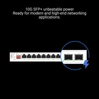 ASUS - QG-U1080 8-Port 2.5G + 2-Port 10G SFP+ Unmanaged Ethernet Switch - White - Left View