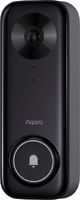 Aqara - G400 Select 24V Hardwired 2K 1536 x 1536 Res Wi-Fi Video Doorbell, Head-to-Toe View, Surf... - Left View