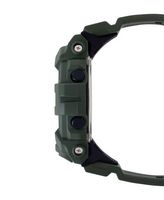 Casio - Men's G-Shock Power Trainer with Bluetooth Mobile Link 49mm Watch - Green - Left View