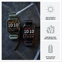 Garmin - Venu X1 GPS Smartwatch 51 mm Fiber-reinforced polymer - Black with Slate Titanium Caseba... - Left View