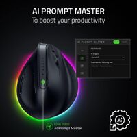 Razer - Pro Click V2 Optical Gaming Mouse with Vertical 6-Button Ergonomic Design - Wireless - Black - Left View