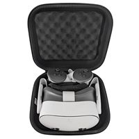 CASEMATIX - Hardshell Protection Case for Meta Quest 3S, 3 and 2 VR Headsets - Black - Left View