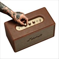 Marshall - Stanmore III Bluetooth Home Speaker with Bass / Treble / Volume Controls and 3.5 mm Au... - Left View