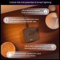 Philips - Hue Bridge Pro - Black - Left View