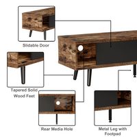 Bestier Mid-Century Modern TV Stand for TVs up to 75
