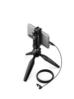 Sennheiser - XS Lav USB-C Mobile Kit Omnidirectional Clip-on Microphone with Smartphone Clamp & M... - Left View