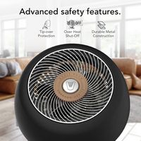 Vornado - VHEAT Alchemy Whole Room Space Heater - Gunmetal - Left View