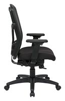 Office Star Products - ProGrid Mesh Manager's Chair - Black - Left View