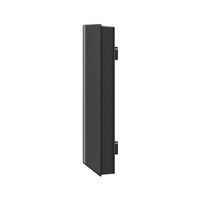 eufy - Smart Wi-Fi E340 2K Wired and Battery Operated Video Doorbell with Dual Cameras - Black - Left View
