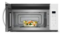 Whirlpool - 1.9 Cu Ft. Over-the-Range Microwave with Sensor Cooking Technology - White - Left View