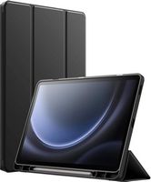 SaharaCase - Venture Series Folio Case for Samsung Galaxy Tab S10 FE - Scorpion Black - Left View