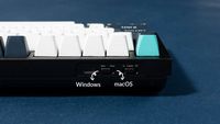 Keychron - Q6 Max 100% Custom Wireless RGB Mechanical Keyboard with Programmable QMK/VIA Hot-Swap... - Left View