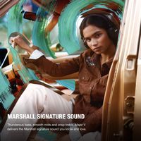 Marshall - Major V Wireless On-Ear Bluetooth Headphones with Lightweight Foldable Design and Micr... - Left View
