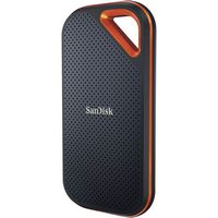 SanDisk - Extreme Pro Portable 4TB External USB-C NVMe SSD - Black - Left View