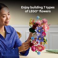 LEGO - Botanicals Flower Wall Decor - 11503 - Left View