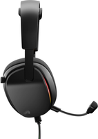 Glorious - GHS Eternal RGB Over-Ear Wired Gaming Headset for PC, PS5, PS4, Switch and Mobile - Black - Left View