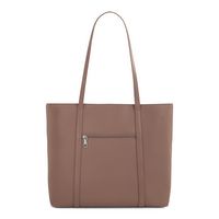 Bugatti - Pure Colletion - Ladies Tote With Removable Organizer Vegan Leather - Pink - Left View