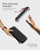 tomtoc - FancyCase-G05 Slim Case for Nintendo Switch - OLED Model, Nintendo Switch, EVA hard shel... - Left View