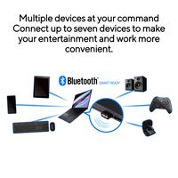 ASUS - USB-BT500 Bluetooth 5.0 Adapter - Black - Left View