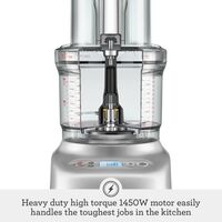 Breville - the Sous Chef 16 Food Processor - Black Truffle - Left View