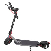HiBoy - S2 Foldable Electric Scooter w/ 17 mi Max Operating Range & 19 mph Max Speed - Gray - Left View