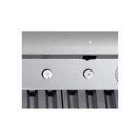 Broan - 42 inches - Under cabinet Range Hood - Silver - Left View