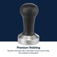De'Longhi - 51mm Coffee Tamper - Black - Left View