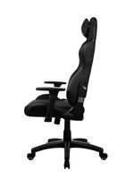 Arozzi - Avanti Soft Fabric Chair - Pure Black - Left View