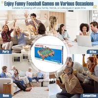 Costway - 27'' Foosball Table Competition Game Room Soccer football Sports Indoor w/ Legs - Multi... - Left View