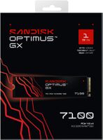 SANDISK - 1TB Optimus GX 7100 PCIe 4.0 x4 M.2 2280 NVMe SSD - Left View
