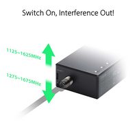ASUS - MA-25 2.5Gbps Ethernet over Coax Adapter MoCA (1-pack) - Black - Left View