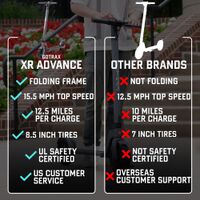 GoTrax - XR ADVANCE Lightweight Electric Scooter w/14mi Max Operating Range & 15.5mph Max Speed -... - Left View