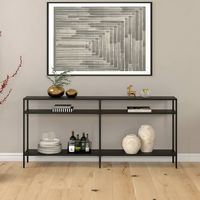 Camden&Wells - Laurita Console Table - Obsidian - Left View