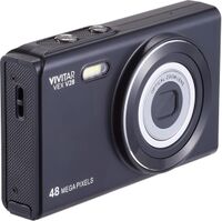 Vivitar - 6x Zoom Camera - Black - Left View